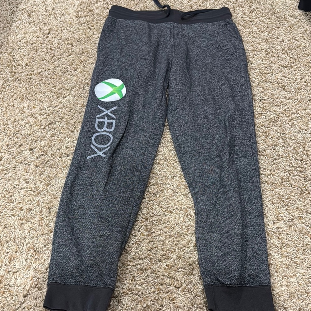 Next Level Apparel Gray Joggers with Xbox Logo